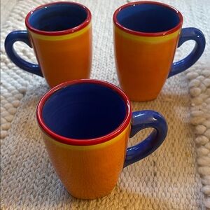 Fiesta Style Tall Mugs